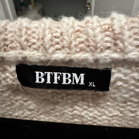 Cozy Beige Sweater by BTFBM - Picture 4 of 7